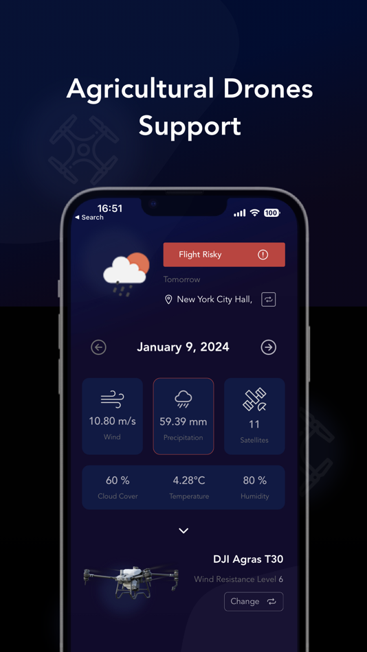 #5. Flyim - Drone Weather Guide (iOS) 由: Cropim