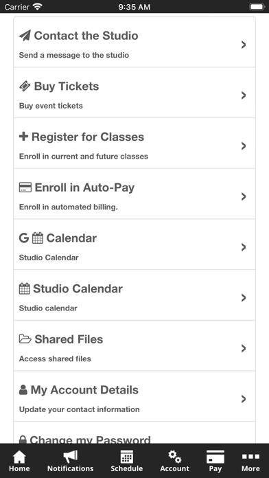 Colorado Conservatory of Dance Screenshot