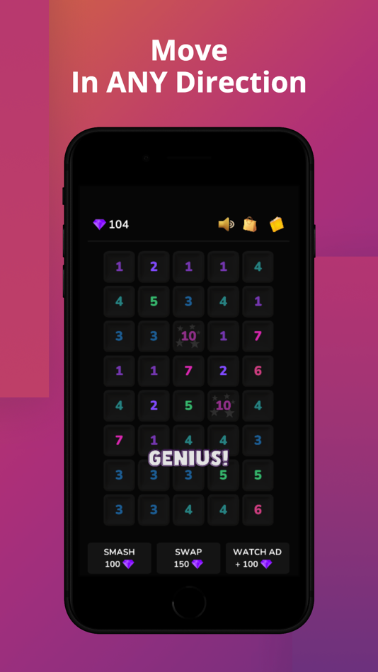 #2. 1123 Puzzle - Merge Blocks (iOS) 来自: Vanja Milivojevic