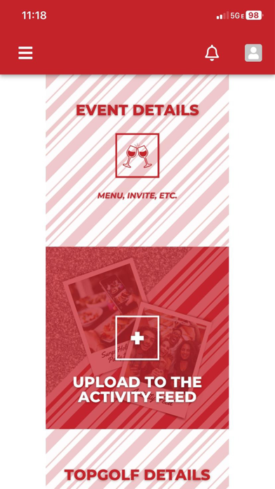 SURGE Events Screenshot