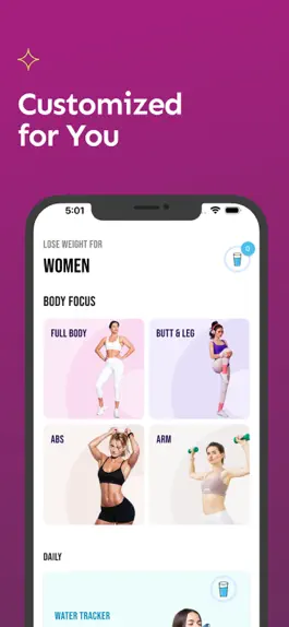 Game screenshot Fitness Women Workout at Home hack
