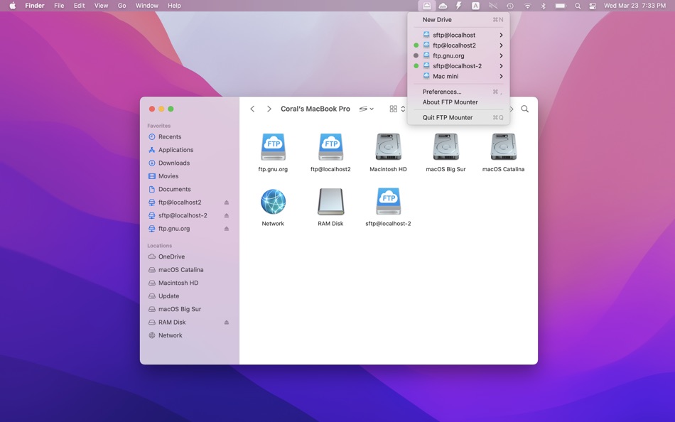 #1. FTP Mounter Lite (macOS) 由: 兰桂 吴