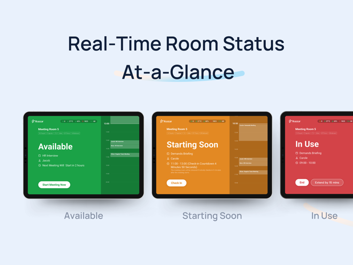 Yeastar Meeting Room Display