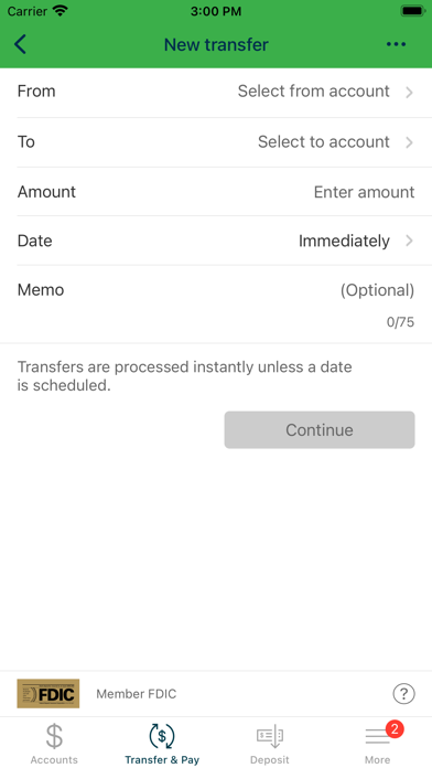 Somerset Regal Mobile Banking Screenshot