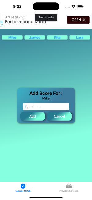 צילום מסך של EZ Domino Score Keeping Pad