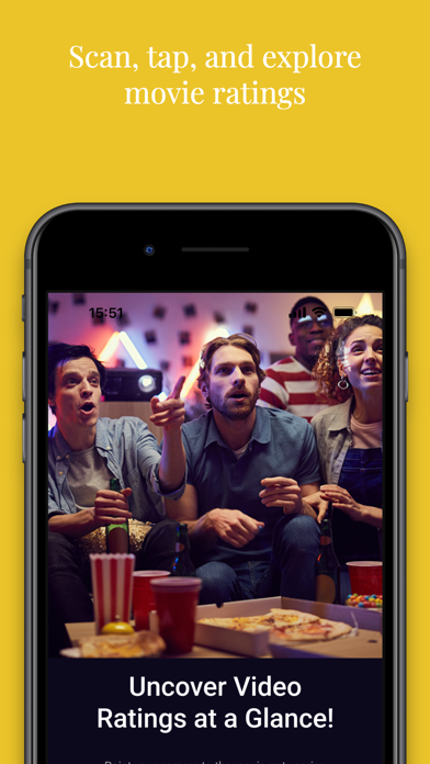 SnapFlix: Scan for Film Rating Screenshot