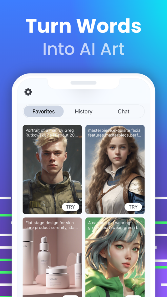 #2. ArtGen - AI Art & AI Writing (iOS) 由: 兴友 杨