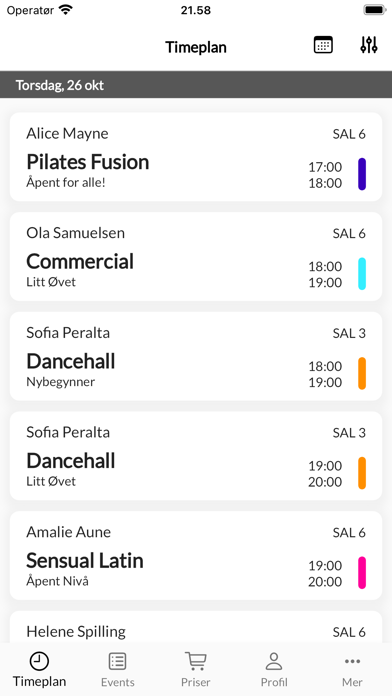 The ZONE Dance Studio Screenshot