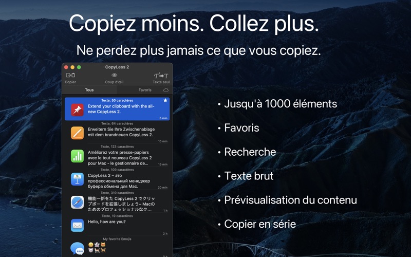 Screenshot #1 pour CopyLess 2
