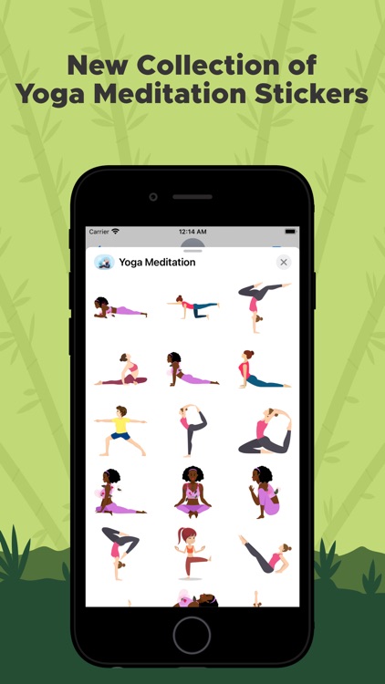 Yoga Meditation Stickers