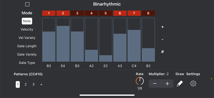 Binarhythmic Rhythm Generator