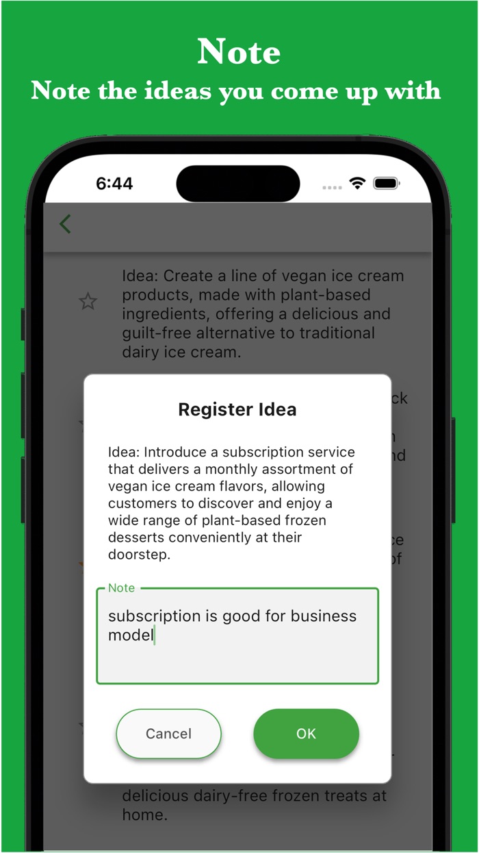Idea AI - Blend keywords
