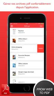 convertisseur pdf - web en pdf iPhone Captures Décran 4