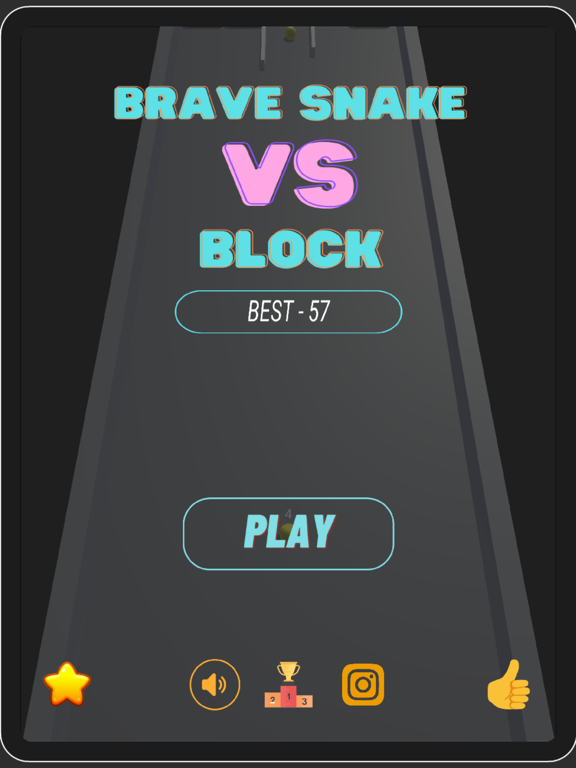 3D Brave Snake VS Block