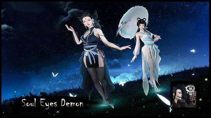Soul Eyes Demon Horror Skulls