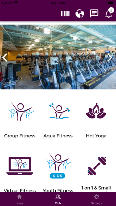 Hockessin Athletic Club App Screenshot