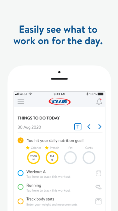 The CLUB Health and Fitness Screenshot