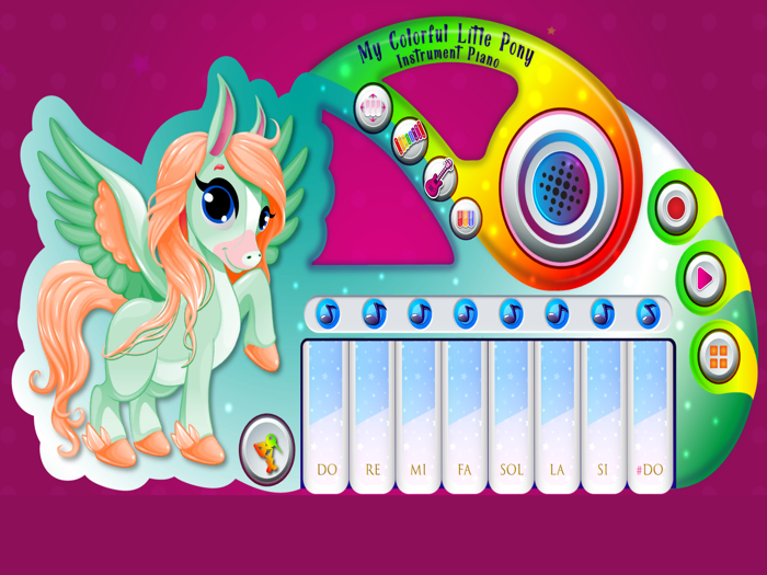 My Colorful Litle Pony Piano