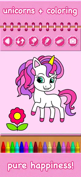 Game screenshot Pony Unicorn Coloring Book hack