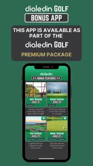 dialedin: bonus golf app iphone screenshot 1