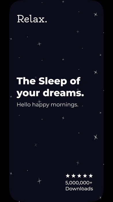 Relax - Sleep Wellness App Screenshot