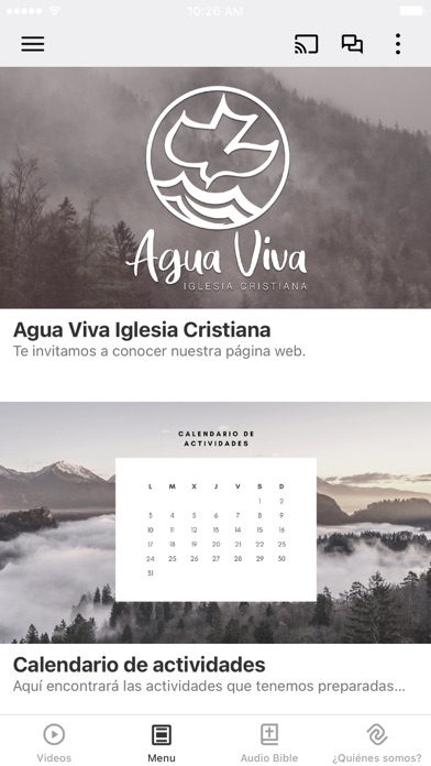 Agua Viva Iglesia Cristiana Screenshot