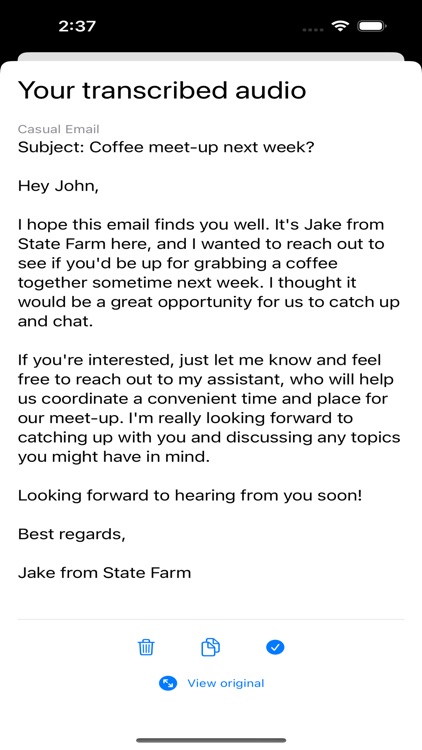 AudioPencil: Voice to Text