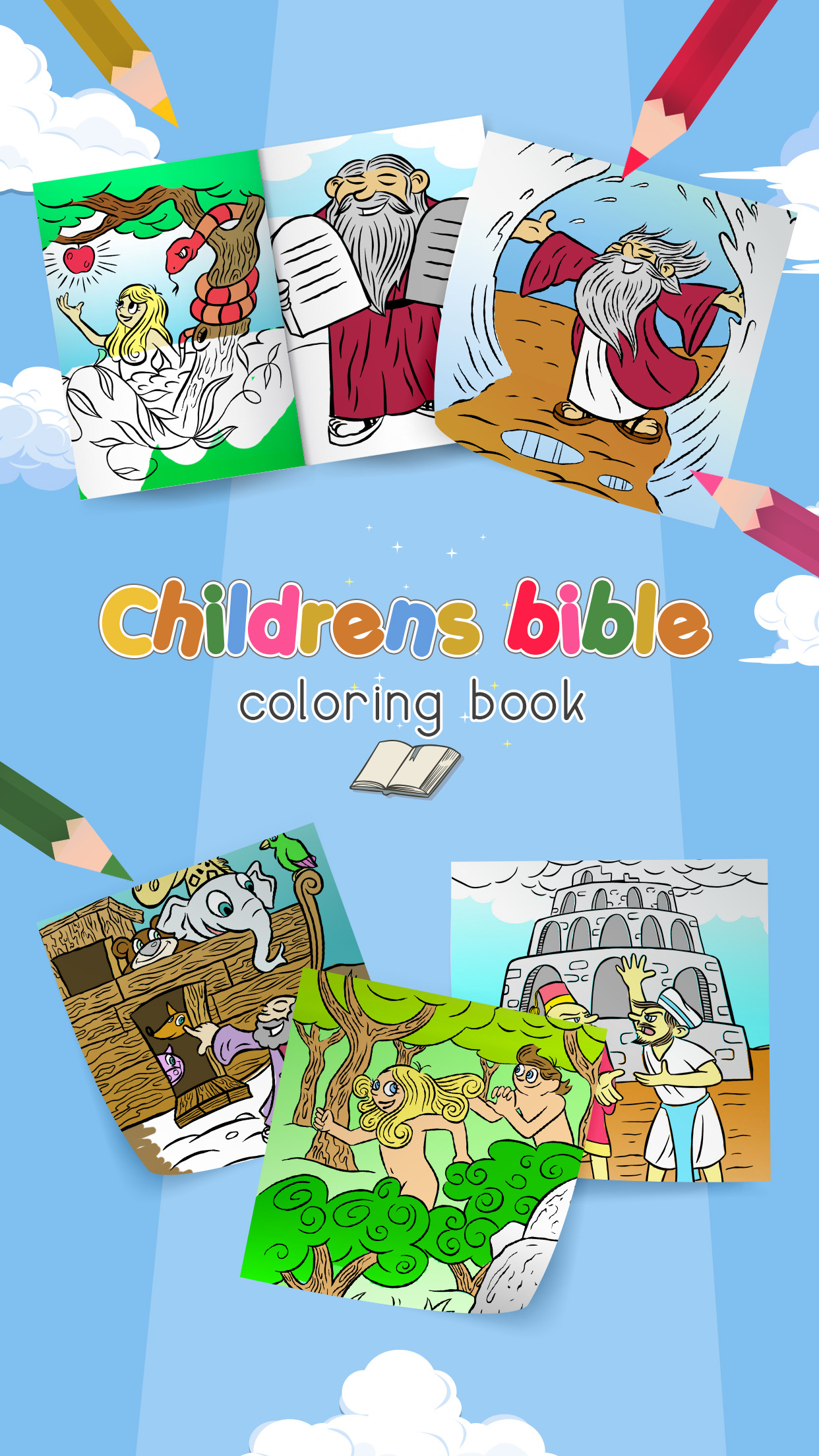 Bible Coloring Pages Games