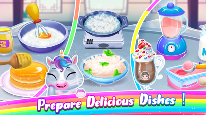 Cute Chef Unicorn Cook Recipes Screenshot