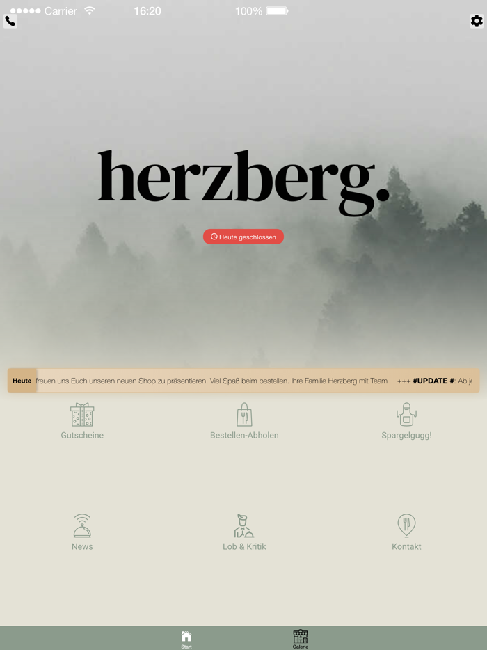 herzberg. Restaurant