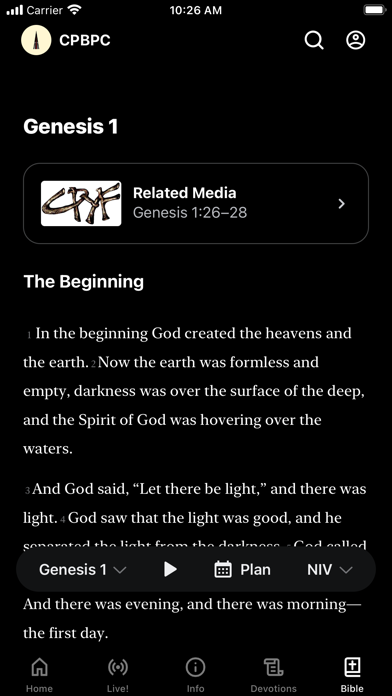 Calvary Pandan B-P Church Screenshot