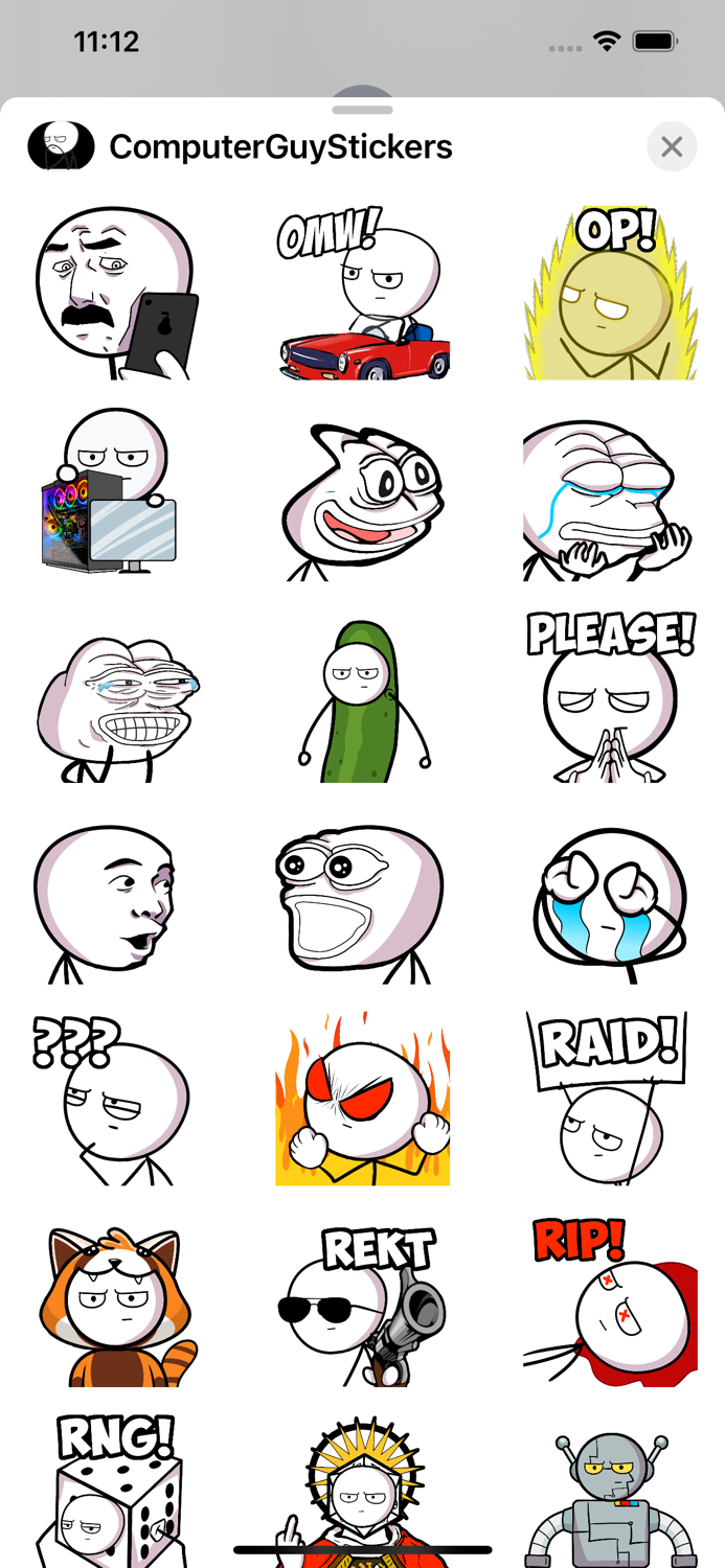 Computer Guy Stickers