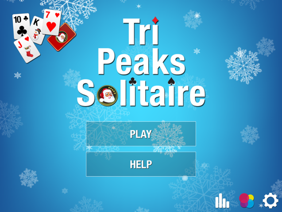 Screenshot #4 pour Christmas Tri-Peaks Solitaire