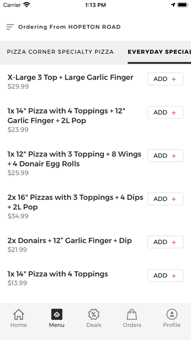 STRATFORD PIZZA CORNER Screenshot