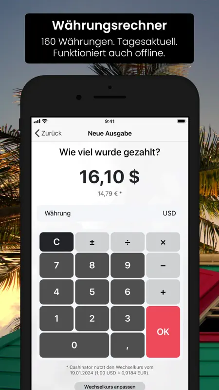 Cashinator – Ausgaben teilen screenshot 4 of 10