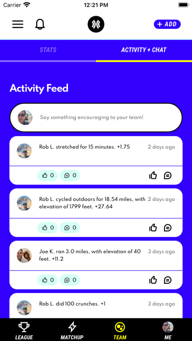 Moove - Team-Based Fitness Screenshot