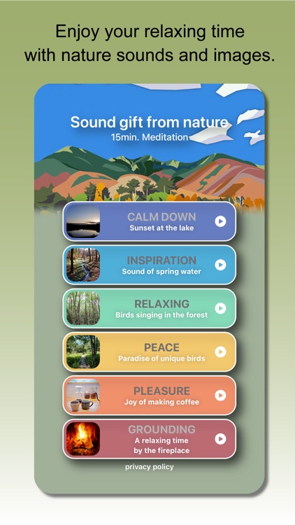 Sound Gift From Nature screenshot-0