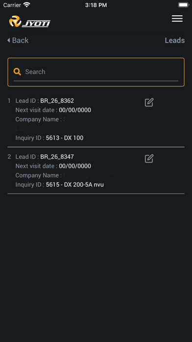 Jyoti Sales Screenshot