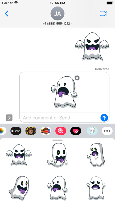Spirit Ghost Stickers Screenshot