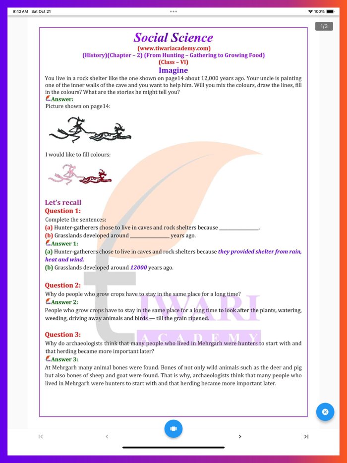 Class 6 Social Science