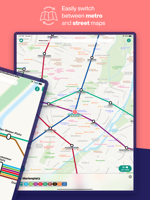 Screenshot #5 pour Munich Metro - map & route