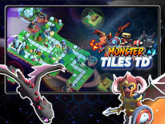Monster Tiles TD: Tower Warsのおすすめ画像9