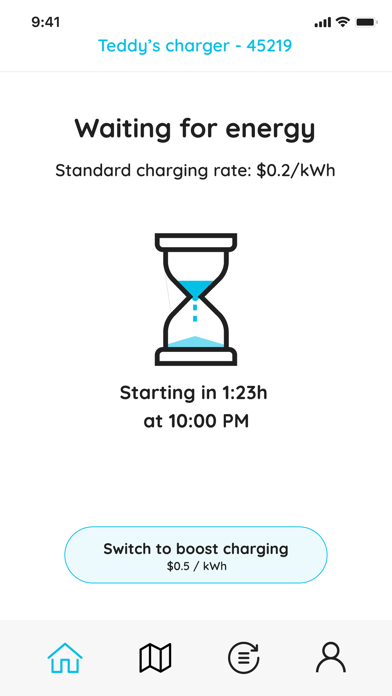 Elite EV Charging Screenshot