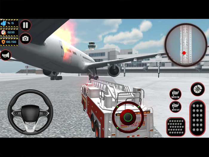 Airport Fire Truck Simulation