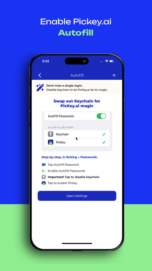 #9. PicKey.ai - Password Manager (iOS) 由: Neural Heaven Inc