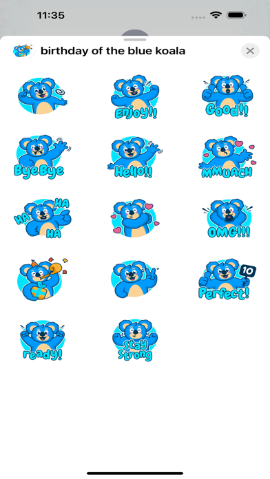 Screenshot #2 pour birthday of the blue koala