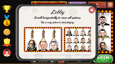 War Criminal Slot Machine Screenshot