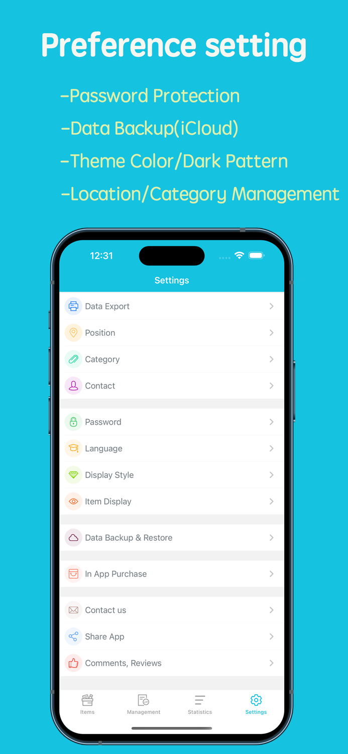 Storage Helper and Item Sort