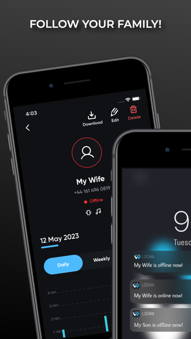 LogWa - Online Tracker