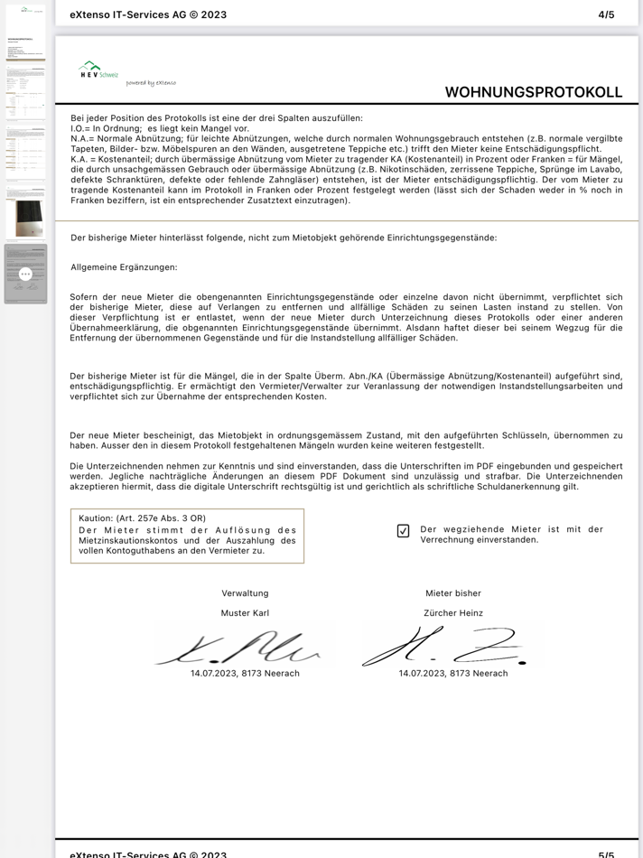 #9. HEV-Protokoll (iOS) 게시자: eXtenso IT-Services AG